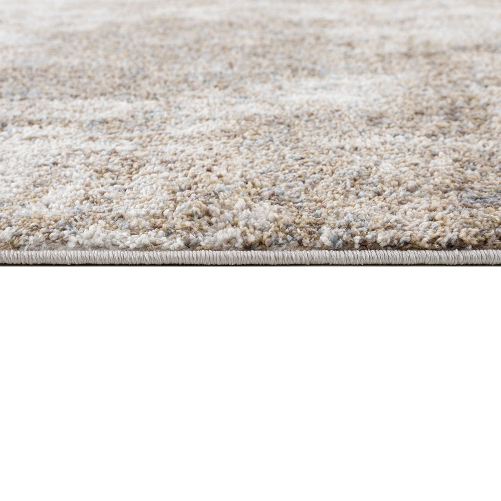 English Elm Cozy Plush Shag Area Rug with Abstract Modern Design, High-Pile Softness, Non-Slip Backing for Home Decor Grey+Cream 62.99 L x 5.12 W x 5.12 H B03597966