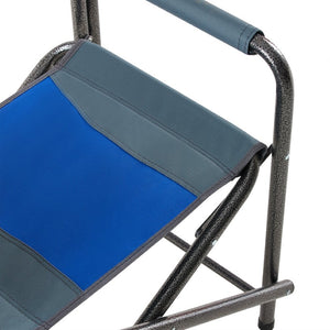 English Elm 2-piece Padded Directors Folding Chairs Steel Frame Oxford Cloth Outdoor Camping Set W24178768