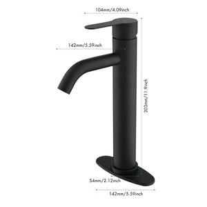 English Elm Bathroom Stainless Steel Single Handle Deck Mount Faucet for Vanity and Rv Use W127264939
