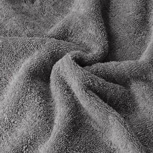 English Elm Cotton INK+IVY Nova Dobby Slub 6-Piece Towel Set – 100% Terry Cotton 630gsm, Plush Absorbent, Self-Fringe Texture B03596683
