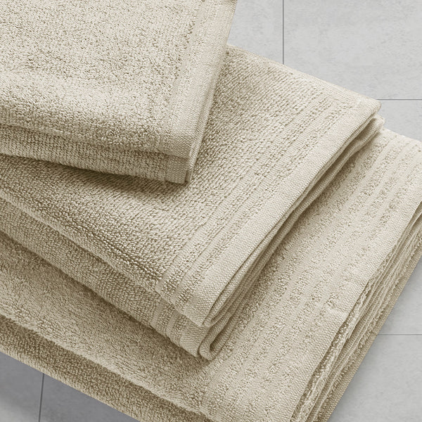 English Elm 100% Cotton 12-Piece Quick Dry Bath Towel Set - Ultra Fresh Antimicrobial, OEKO-TEX Certified Comfort B03595011