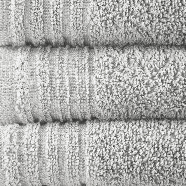 English Elm 100% Cotton Zero Twist 12-Piece Quick Dry Bath Towel Set - OEKO-TEX, UltraFresh Antimicrobial B03595017