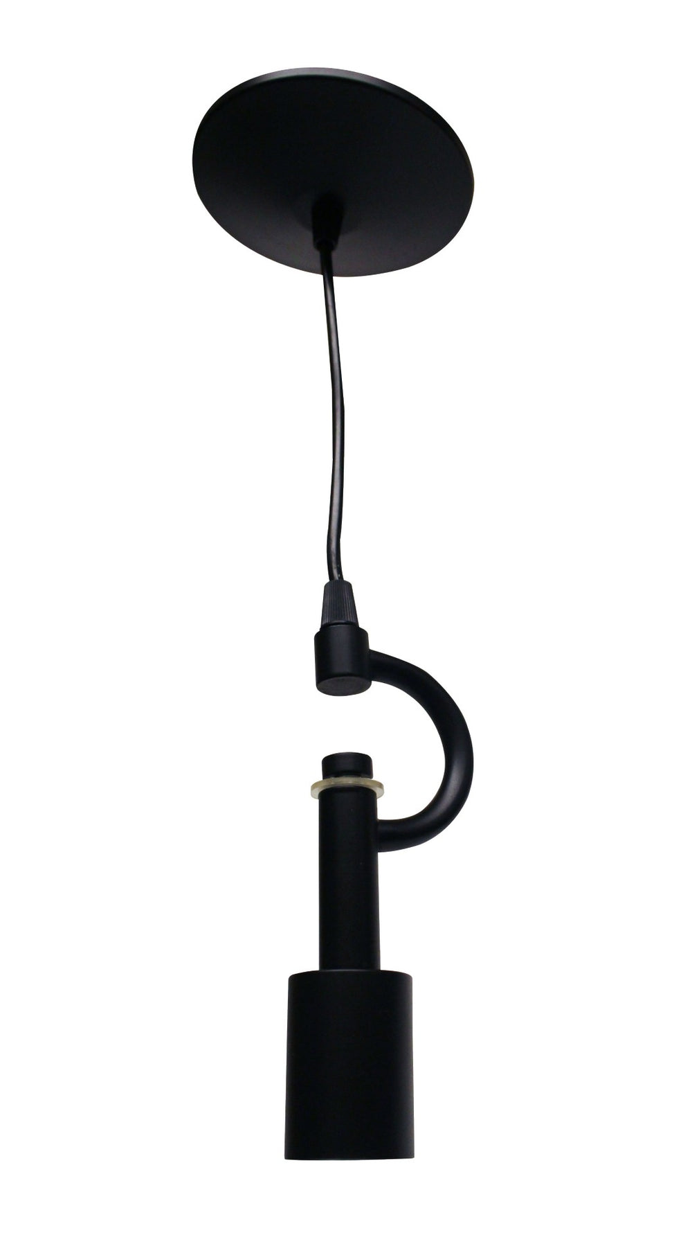 English Elm Satin Black Three Light Pendant Kit Woven Fabric Cord Vintage Industrial Ceiling Fixture B075101359