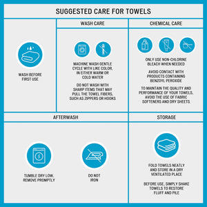 English Elm 100% Cotton Zero Twist 12-Piece Quick Dry Bath Towel Set - OEKO-TEX, UltraFresh Antimicrobial B03595017