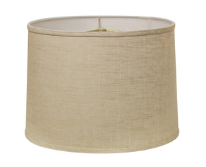 English Elm Slant Retro Linen Drum Lampshade Stonewash Finish for Table and Arc Floor Lamps B075101374
