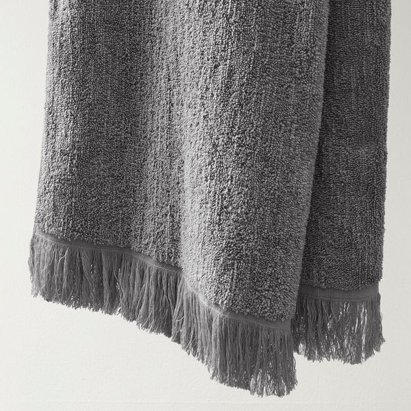 English Elm Cotton INK+IVY Nova Dobby Slub 6-Piece Towel Set – 100% Terry Cotton 630gsm, Plush Absorbent, Self-Fringe Texture B03596683
