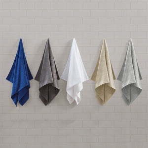English Elm 100% Cotton Zero Twist 12-Piece Quick Dry Bath Towel Set - OEKO-TEX, UltraFresh Antimicrobial B03595017
