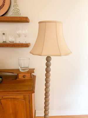 English Elm Slant Octagon Shantung Fabric Lampshade with Washer Fitter for Traditional Floor Lamps Antique White B075101439