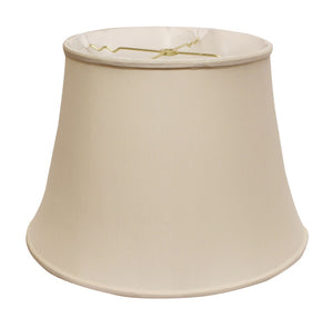 English Elm Slant Euro Bell Pongee Silk Softback Lampshade Elegant Champagne Neutral for Traditional Decor B075101165