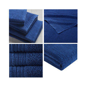 English Elm 100% Cotton 12-Piece Quick Dry Bath Towel Set - Ultra Fresh Antimicrobial, OEKO-TEX Certified Comfort B03595010