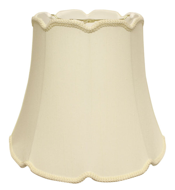 English Elm Slant Empire Shantung Softback Lampshade Warm Egg Tone with V-notch Washer Fitter B075101527