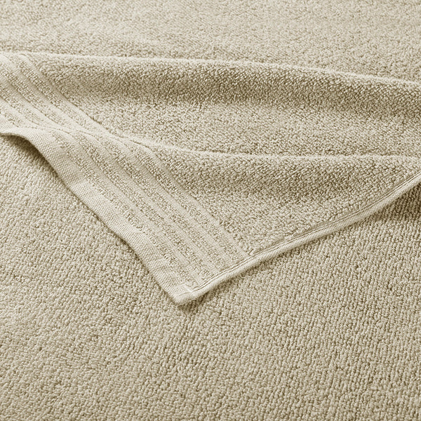 English Elm 100% Cotton 12-Piece Quick Dry Bath Towel Set - Ultra Fresh Antimicrobial, OEKO-TEX Certified Comfort B03595011