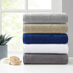 English Elm 100% Cotton Zero Twist 12-Piece Quick Dry Bath Towel Set - OEKO-TEX, UltraFresh Antimicrobial B03595017