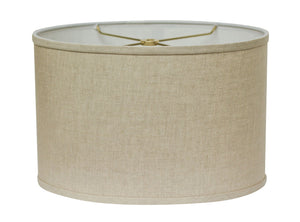 English Elm Slant Oval Hardback Linen Shade Washer Fitter Mid-century Retro Style Table Lamp Accent Gray B075101752