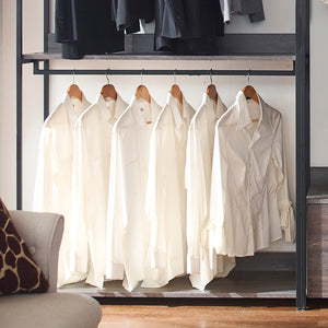 English Elm Monica Rustic Walk-In Closet System - Modular, Durable & Eco-Friendly Solution For Organized Spaces B040S00062