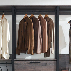 English Elm Monica Walk-In Closet System: Eco-Friendly, Modular Design With Extra-Deep Storage For Your Space! B040S00058