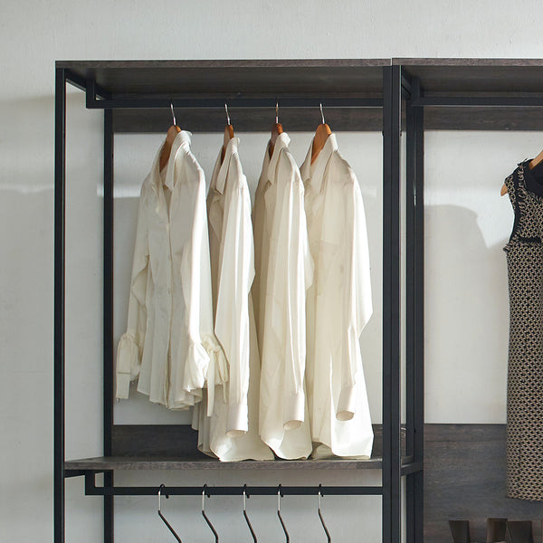 English Elm Monica Rustic Walk-In Closet System - Modular, Eco-Friendly, Durable Design For Organized Spaces B040S00059