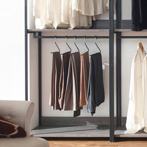 English Elm Monica Rustic Walk-In Closet System - Modular, Durable, Eco-Friendly & Extra-Deep Storage Solution B040S00061