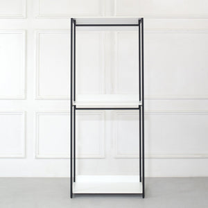 English Elm Fiona 32" Wood & Metal Walk-in Closet — Deep Modular Storage, Water/Heat & Scratch Resistant, E0 B040S00043