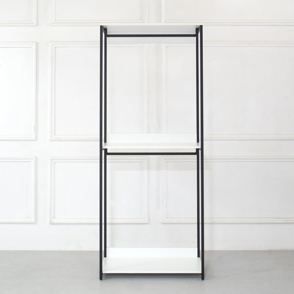 English Elm Fiona 32" Wood & Metal Walk-in Closet — Deep Modular Storage, Water/Heat & Scratch Resistant, E0 B040S00043