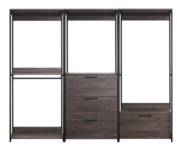 English Elm Monica Walk-In Closet System: Eco-Friendly, Modular Design With Extra-Deep Storage For Your Space! B040S00058