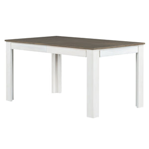English Elm Trexm Farmhouse Acacia Wood Extendable Dining Set with Storage Drawers Seats 8 WF302052AAK