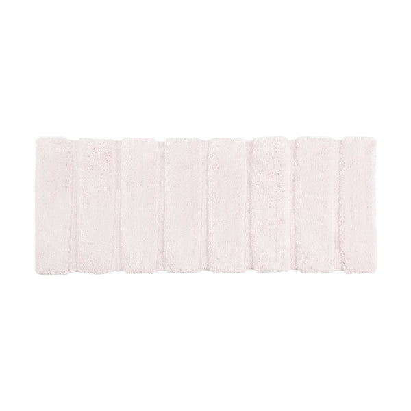 English Elm Rug Madison Park Tufted Pearl Channel 24x58" - Soft High-Low Stripe Bath Mat, OEKO-TEX, Durable B03598720