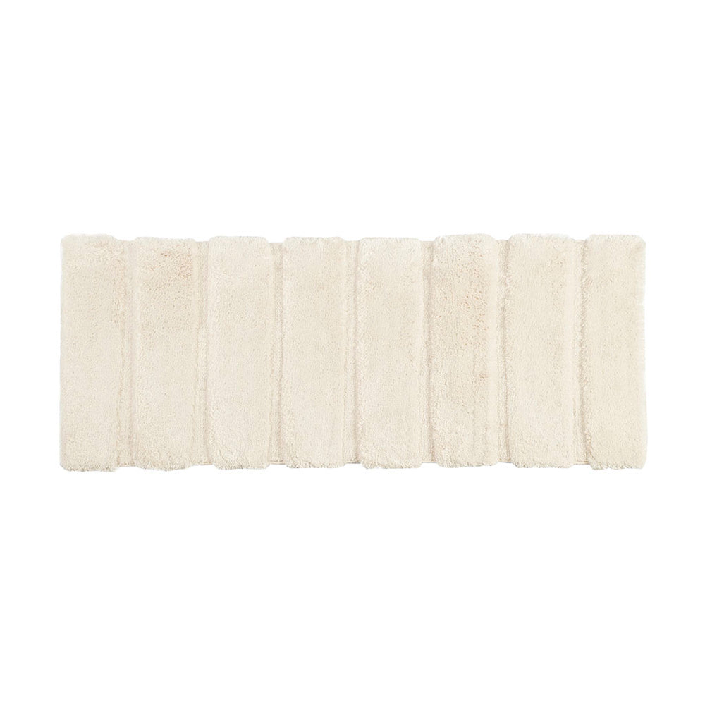 English Elm Rug Madison Park Tufted Pearl Channel 24x58" Soft 1500gsm Polyester, OEKO-TEX, Plush High-Low Stripe Bath Rug B03598711