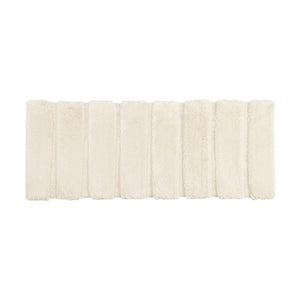 English Elm Rug Madison Park Tufted Pearl Channel 24x58" Soft 1500gsm Polyester, OEKO-TEX, Plush High-Low Stripe Bath Rug B03598711
