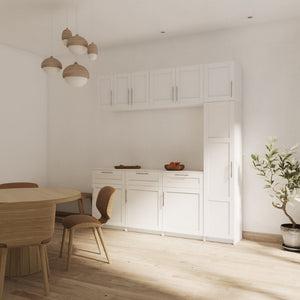 English Elm Stackable Wall-Mounted Storage Cabinet - Versatile 15.75"D X 35.43"W X 19.69"H For Any Room! W33167278-GIGA