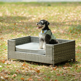 English Elm Dog Bed, Pet Bed, Pet Enclosures, Pet Outdoor Furniture, Pet Patio Furniture, Seasonal Pe Wicker Pet Furniture, Dog Bed With Cushion