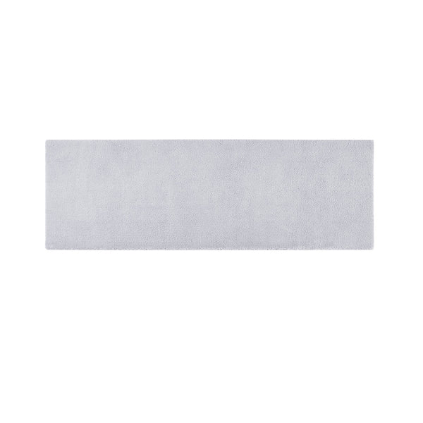 English Elm Bath Rug Madison Park Signature Marshmallow 24x72" Plush High-Pile Quick-Dry Microfiber, OEKO-TEX Certified Non-Slip Luxury Spa Mat B03599288