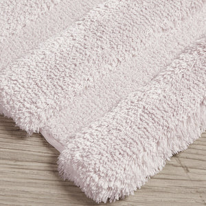 English Elm Rug Madison Park Tufted Pearl Channel 24x58" - Soft High-Low Stripe Bath Mat, OEKO-TEX, Durable B03598720
