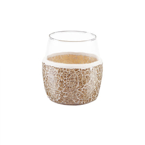 English Elm 4 Piece Bath Accessory Set Madison Park Mosaic Crackle Glass 4-Piece Soap Dispenser Tumbler Tray Holder B03598678