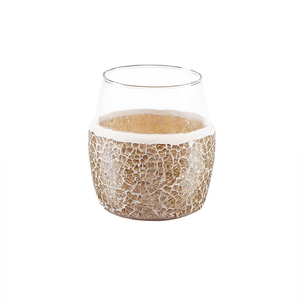 English Elm 4 Piece Bath Accessory Set Madison Park Mosaic Crackle Glass 4-Piece Soap Dispenser Tumbler Tray Holder B03598678