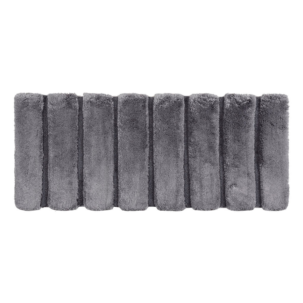 English Elm Rug Madison Park Tufted Pearl Channel 24x58" Soft 1500gsm Polyester Bath Rug OEKO-TEX Certified Plush Elegance B03598714