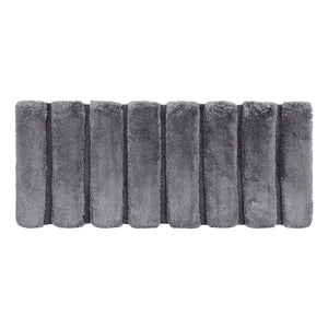 English Elm Rug Madison Park Tufted Pearl Channel 24x58" Soft 1500gsm Polyester Bath Rug OEKO-TEX Certified Plush Elegance B03598714