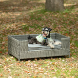 English Elm Dog Bed, Pet Bed, Pet Enclosures, Pet Outdoor Furniture, Pet Patio Furniture, Seasonal Pe Wicker Pet Furniture, Dog Bed With Cushion