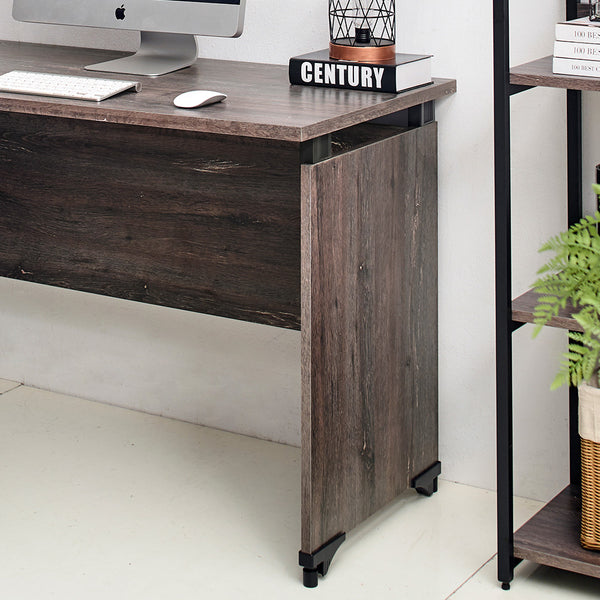 English Elm Urban Urban Farmhouse Composite Wood Writing Desk Rustic Gray — Durable, Eco E0, Scratch-Resist B04052634