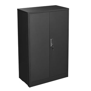 English Elm Metal Locking Steel Locker Cabinet Powder Coated Folding Design for Garage or Office W124747827