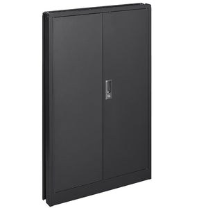 English Elm Metal Locking Steel Locker Cabinet Powder Coated Folding Design for Garage or Office W124747827