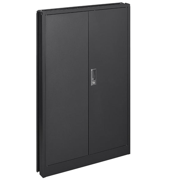 English Elm Metal Locking Steel Locker Cabinet Powder Coated Folding Design for Garage or Office W124747827