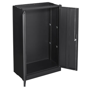 English Elm Metal Locking Steel Locker Cabinet Powder Coated Folding Design for Garage or Office W124747827