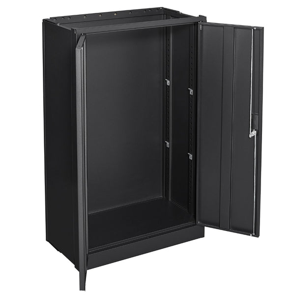 English Elm Metal Locking Steel Locker Cabinet Powder Coated Folding Design for Garage or Office W124747827