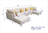 Hearth and Haven Sofa;Sectional Sofa;Leisure Sofa; W1410S00005