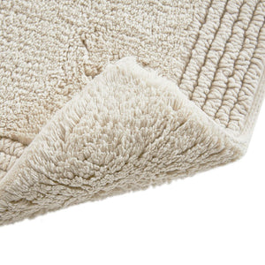 English Elm 100% Cotton Tufted Bath Runner Rug Heavyweight Reversible Spa Grade Plush Pile Natural B03599298