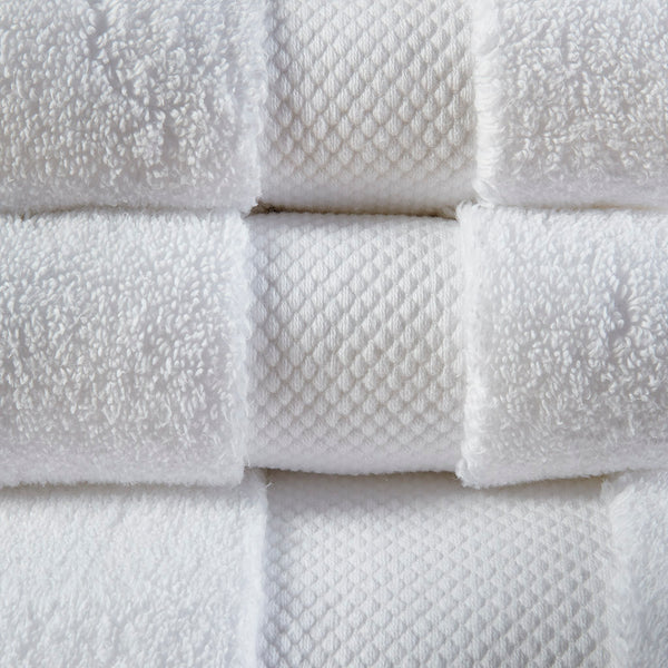 English Elm 1000gsm Madison Park Signature Splendor 6-Piece 100% Cotton Towel Set – Ultra Plush, Absorbent, Spa Quality White 15.25 L x 11 W x 11.25 H B03599343