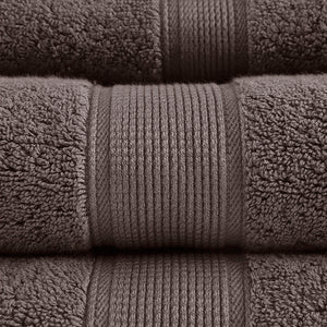 English Elm 100% Cotton Madison Park Signature 800GSM 8-Piece Antimicrobial Towel Set — Plush, OEKO-TEX Safe, Durable B03599346