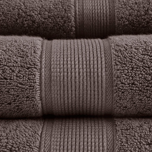 English Elm 100% Cotton Madison Park Signature 800GSM 8-Piece Antimicrobial Towel Set — Plush, OEKO-TEX Safe, Durable B03599346