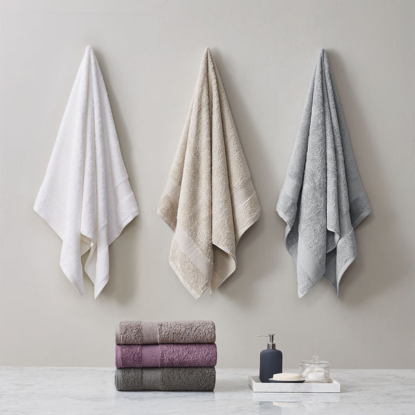 English Elm 100% Egyptian Cotton Luxor 6-Piece Towel Set – 650gsm Plush, OEKO-TEX Made in Green, Gold Seal Luxury B03599338